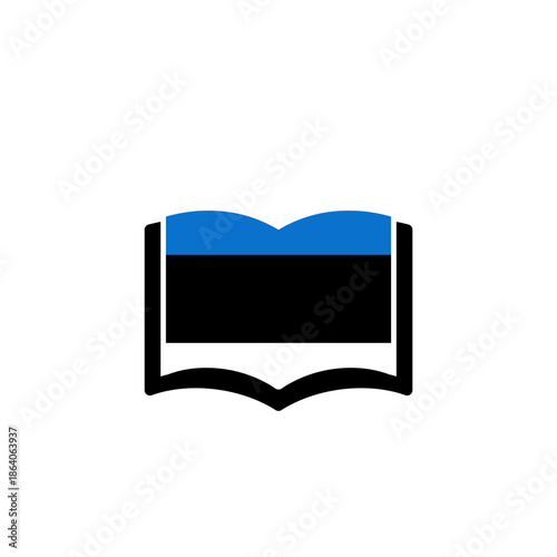 Estonia Flag Holy Book In Icon
