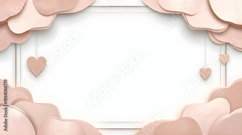 pink paper frame