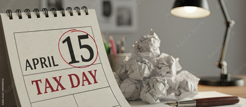 custom made wallpaper toronto digitalTaxes concept for April 15 tax day deadline