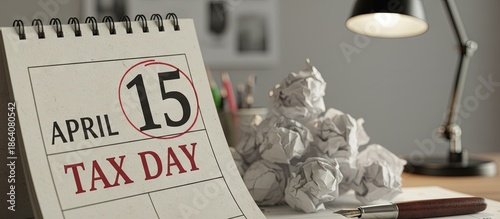 Wallpaper Mural Taxes concept for April 15 tax day deadline Torontodigital.ca