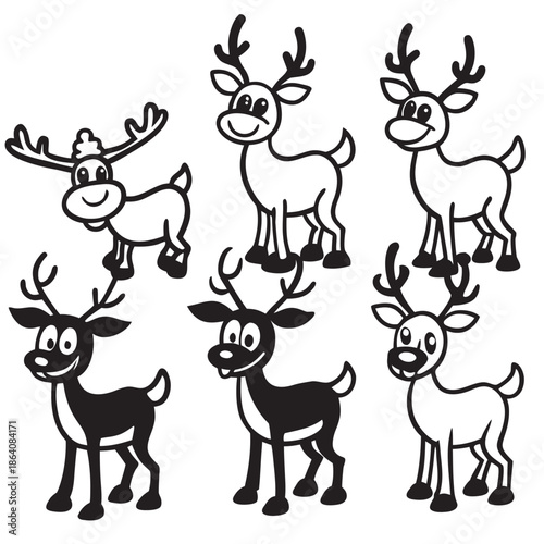 Winter Line Art Vectors