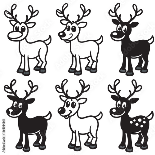 Winter Line Art Vectors