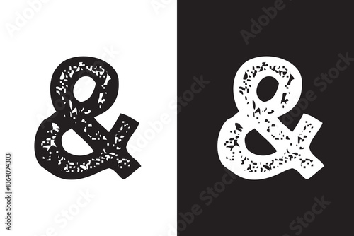 A bold, black ampersand symbol rendered in a classic serif font on a plain white background.