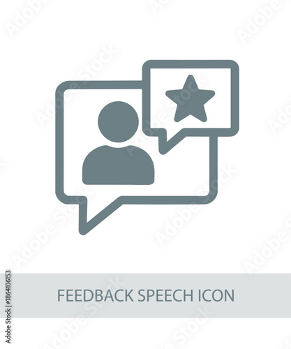 feedback speach icon