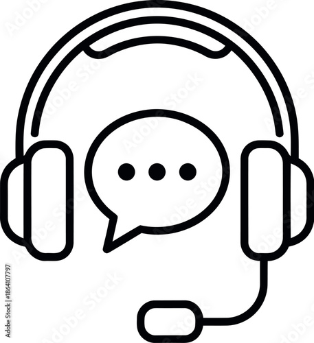 Customer support representative listening