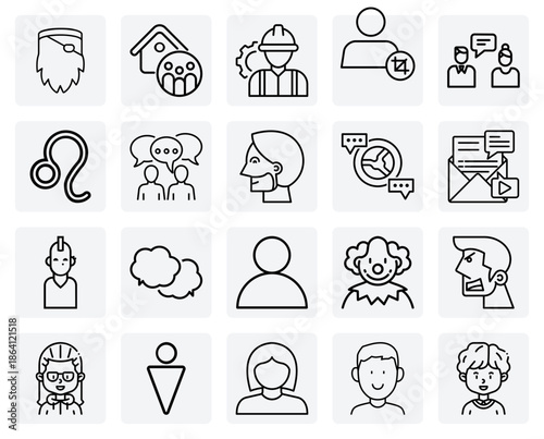 Variety Of Male Characters – From A Professional In A Suit To A Playful Clown And A Rugged Pirate