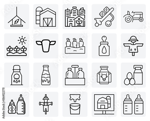 Modern Farm Production – Harvester For Carrots, A Scarecrow For Protection, And A Complete Dairy Milk Processing Setup.