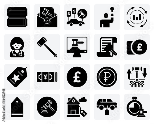 People At A Fundraising Auction – Male And Female Guests, Expert Appraisers, And Bidders Competing For Items At A Charity Event