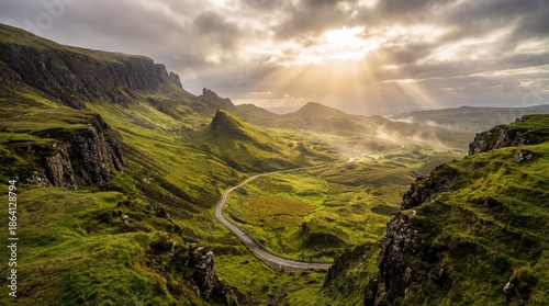 A breathtaking panorama of ...