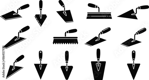 Arrow pointer icon set vector illustration, hand drawn direction indicators collection, navigation cursors symbols, sketch style arrows, black flat design, isolated graphic elements