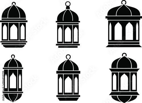 Elegant Silhouettes of Moroccan Lanterns for Festive Decor