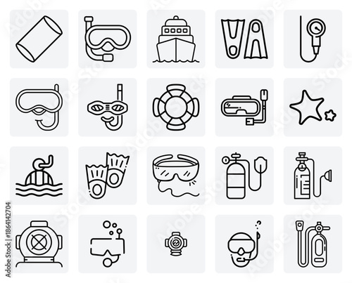 Scuba Diving Gear Essentials – Suit, Mask, Fins, And Oxygen Tank For Water Sports And Hobbyist Websites