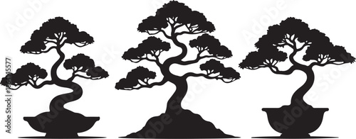 Bonsai Tree Silhouette Vector Collection

Japanese Bonsai Plant Black Art Set

Minimal Bonsai Tree Pot Silhouette Bundle