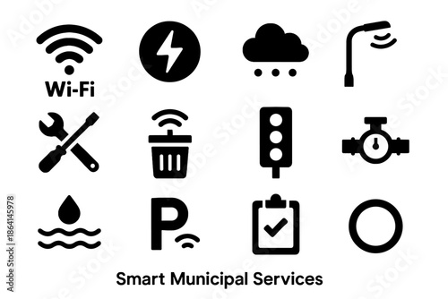 Geometric cells perfect icon smart thickness solids city vector alignment tile