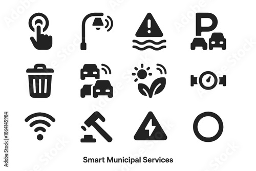 Identical icons icon black no monitor service glyph scanner silhouettes gradients smart