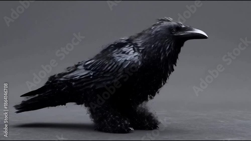 Morphing dynamique d'une panthere en corbeau | Animorph