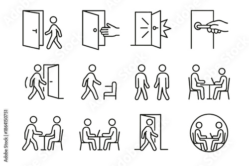 No smooth shared icons slamming quiet closing calm coworking use icon respectful