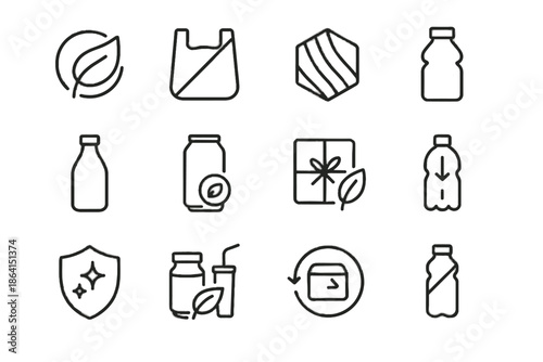 Material icons eco vector friendly plastic swap glass no reuse icon free