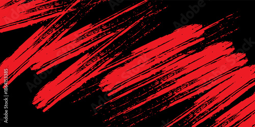 red and black ink splash background, vector illustration design element