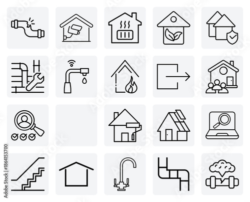 Real Estate And Property Inspection Themes – House Searching And Evaluating Structural Components Like Roofs And Windows