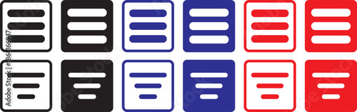 menu icon set. Website navigation symbol. Hamburger web. List menu sign. App burger icons. Hamburger menu line icon burger interface menu simple line, minimal ui popup burger. Template navigation drop