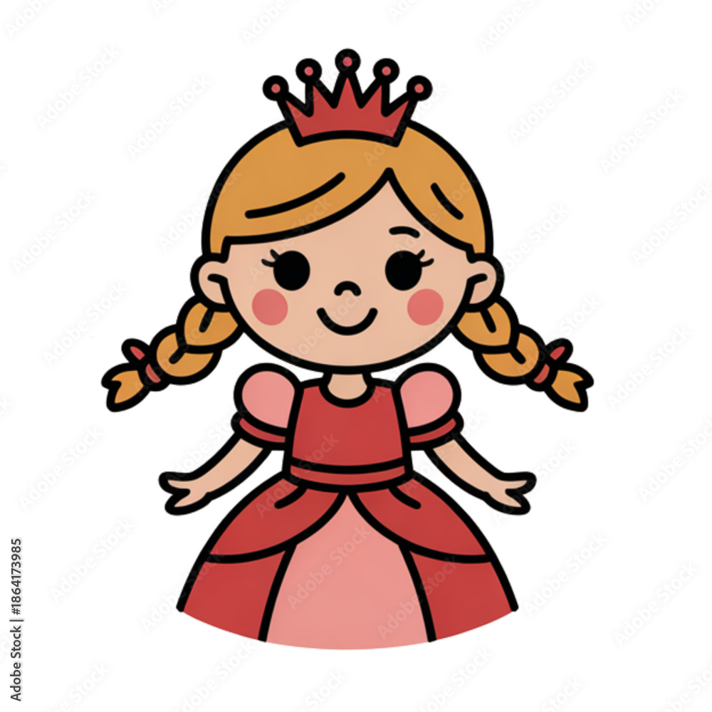 Obraz premium Cute princess 