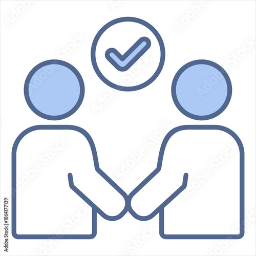 Reliance Blue Icon Vector Illustration