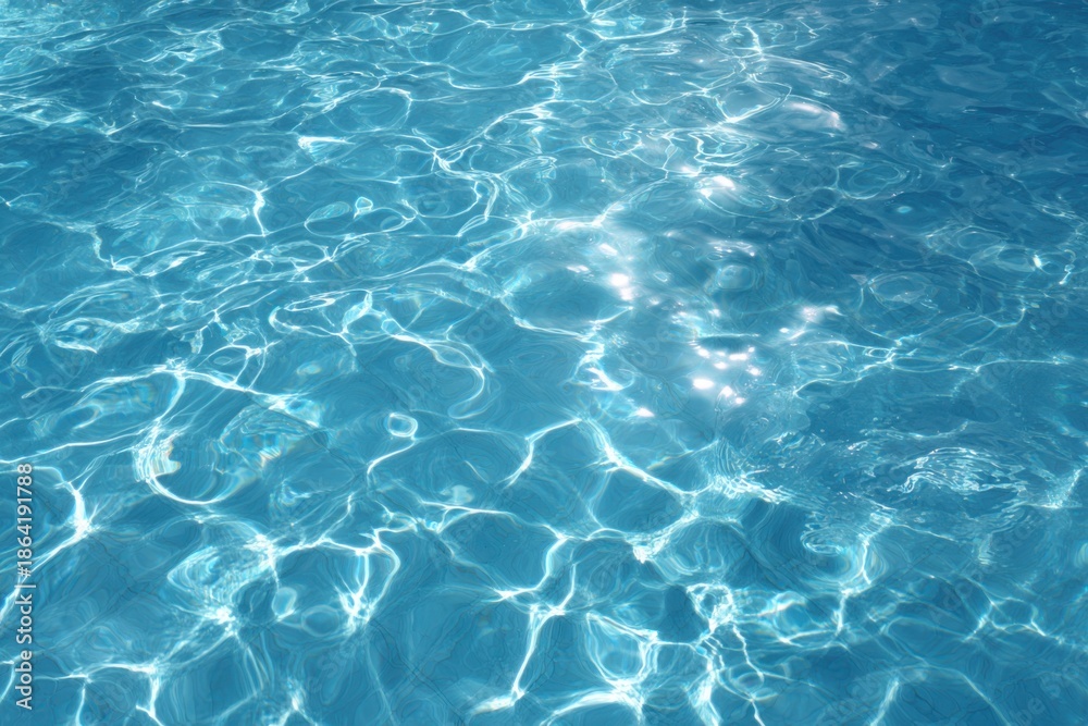 Fototapeta premium Rippled turquoise water