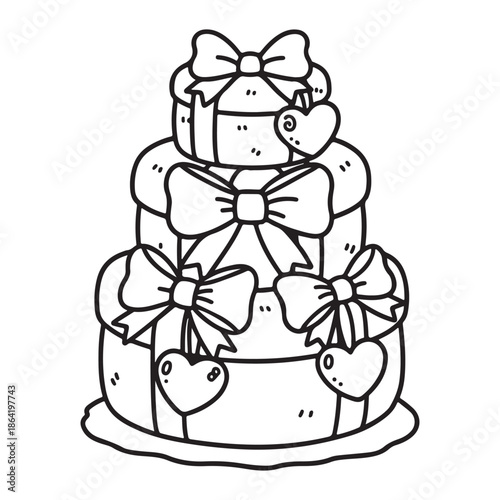 Valentine’s Day, Coloring Book, Adult Coloring Book, Kids Coloring Book, Bold And Easy, Simple Designs, Cute Illustrations, Love Theme, vector art, line art.