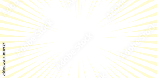 Allow background with Glowing Sunburst and Dynamic Light Rays. Anime focus isolated on white background. Comic book explosion lines wallpaper. retro vintage backdrop in square format. 