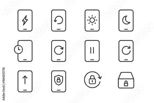 Offline icon icons background sync vector start app wake state refresh token