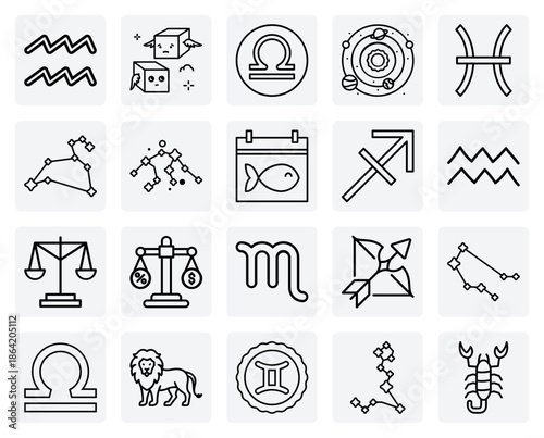 Horoscope Signs And Star Formations – Leo, Libra, Gemini, And Other Zodiac Constellations For Spiritual And Celestial Projects