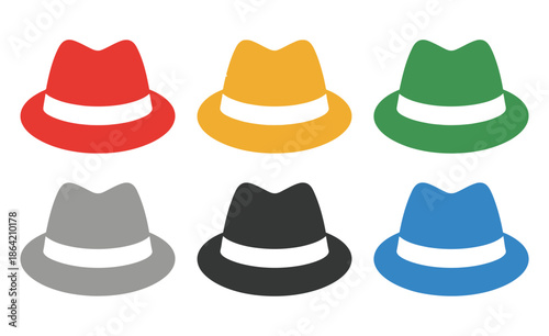hats vector set