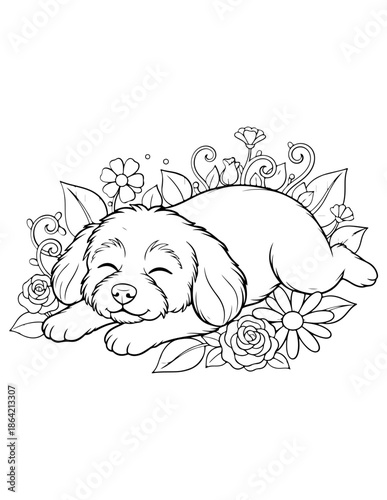 Cute Puppy Coloring Pages – Printable Dog Fun for Kids