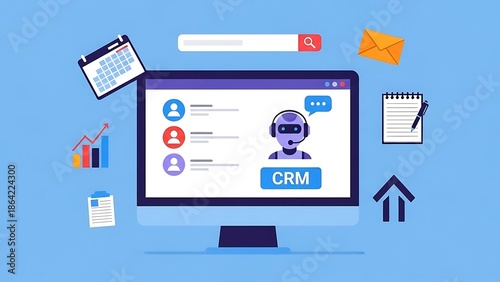 AI agents handle marketing data, automate customer communications, optimize message schedules, and produce reports on sophisticated CRM interfaces.