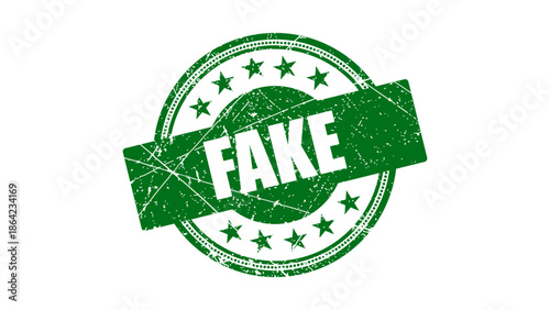 Fake stamp with grunge texture