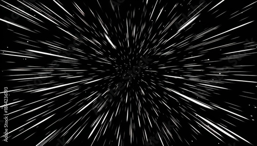Hyperspace travel effect