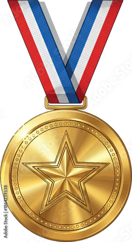 Gold Medal with Star Award Champion Trophy.