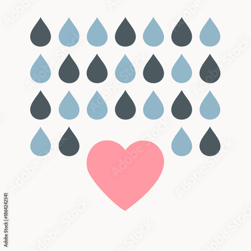 love gathers beneath the weight of tears where every drop finds its way to the heart