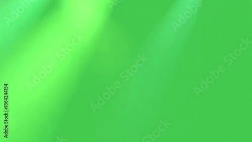 Multiple stage spotlights illuminate a DJ stage setup on a vibrant green screen background, perfect for cinematic video overlays, music event visuals, motion graphics, and professional compositing.