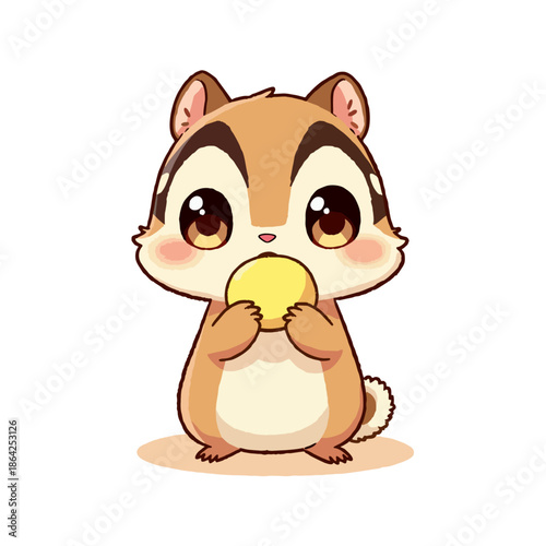 Cute Chipmunk Clipart 03