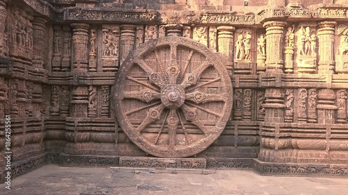 Konark Sun Temple, This Temple is a 13th-century CE Hindu Sun temple at Konark about 35 kilometres (22 mi) northeast from Puri city on the coastline in Puri district, Odisha, India