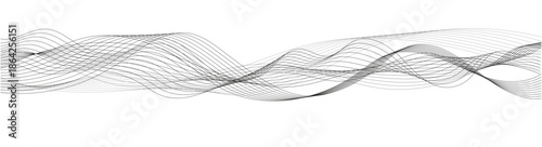 Abstract line wave background wave design brochure, website, and flyer. Musical Sound waves vector design template. Dynamic music, flowing lines.