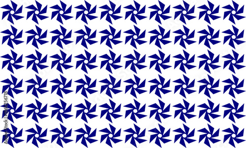 abstract triangle geometric blue background patch work seamless repeat style, replete image design for fabric printing, patchwork quilt turbine