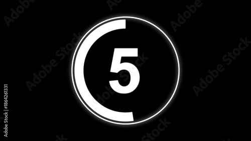 Circle countdown timer 10 seconds animation from 10 to 0 seconds, 10 Seconds countdown timer, Countdown timer, circle countdown animation for special deal Promotions.