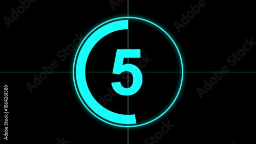 Circle countdown timer 10 seconds animation from 10 to 0 seconds, 10 Seconds countdown timer, Countdown timer, circle countdown animation for special deal Promotions.