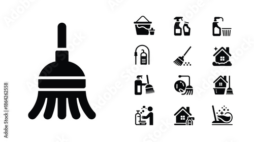 House Cleaning Icon Set
