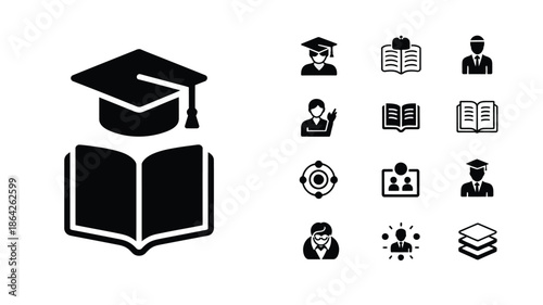 Education & E-Learning Icon Set