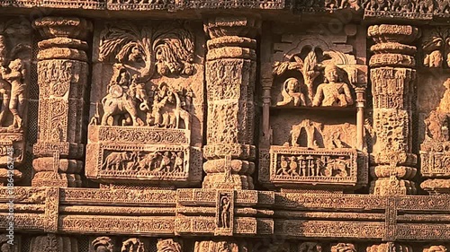 Konark Sun Temple, This Temple is a 13th-century CE Hindu Sun temple at Konark about 35 kilometres (22 mi) northeast from Puri city on the coastline in Puri district, Odisha, India