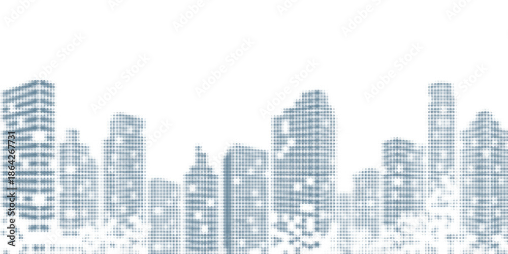 Obraz premium City buildings abstract background. Smart city, urban concept, real estate, organization office, future cityscape, skyline panorama, skyscraper architecture, building construction tech concept. Eps10